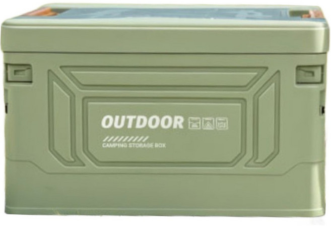 비앤씨 리얼캠핑 폴딩박스 정리가 편한 이동식 캠핑놀이, 혼합색상, 1개