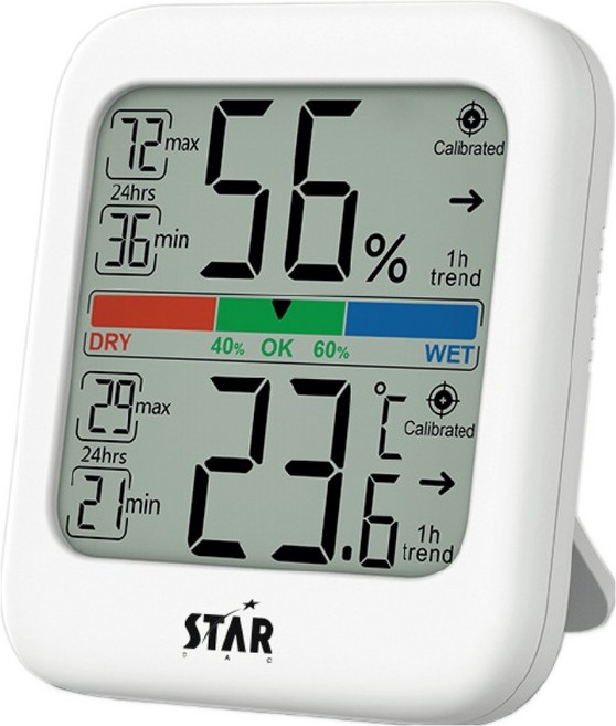 스타 디지털 온습도계, 1개