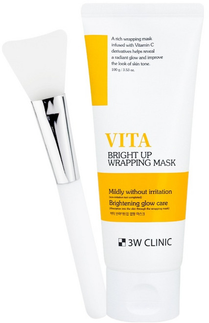 3W클리닉 비타 브라이트업 랩핑 마스크, 1개, 1개입