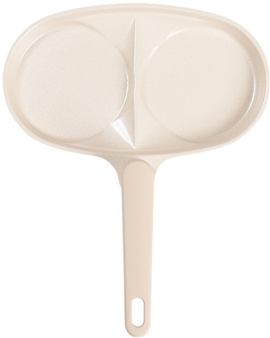 트루쿡 인덕션 IH 2구 에그팬, 24.5cm, 1개