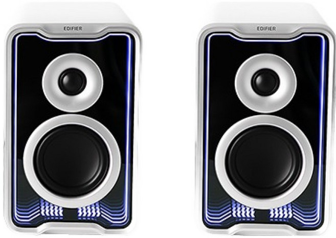 에디파이어 데스크탑 액티브 멀티 미디어 블루투스 스피커, QR30, 화이트