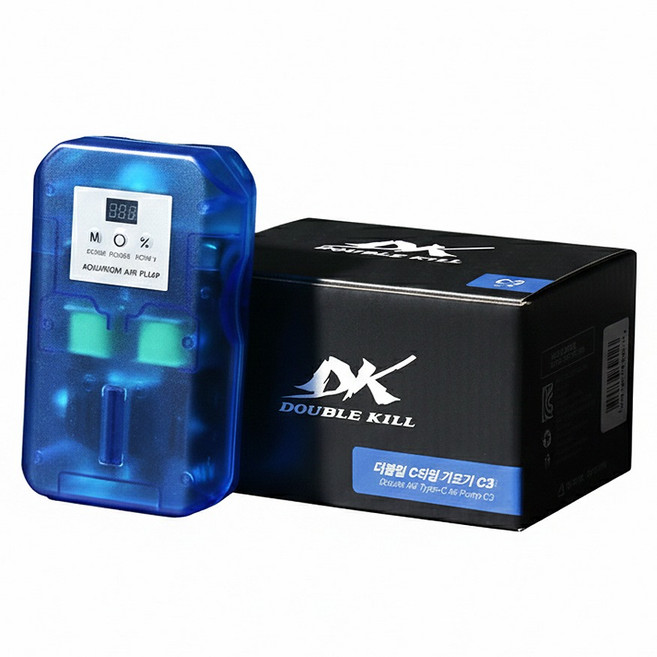 싸파 더블킬 휴대용 충전식 기포기 USB-C 2구, 혼합색상, 1개, C3