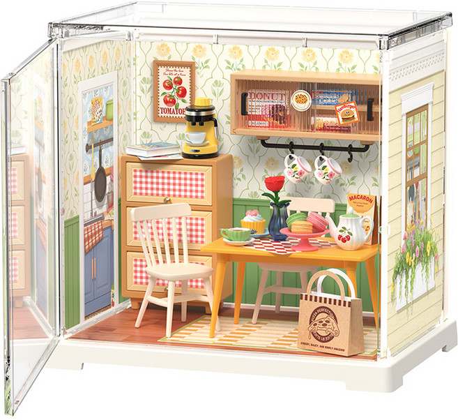 로보타임 입체퍼즐 DIY 수퍼 크리에이터 DWS06B, 1개, 플로랄다이닝룸, 73피스