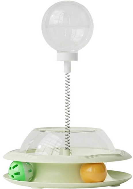 데이소이 고양이 스프링 디스펜서 깃털 장난감 ONE SIZE, 05 그린디스펜서, 1개