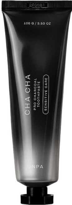 unpa ChaCha Pro 抗敏護理活性炭牙膏, 100g, 1個