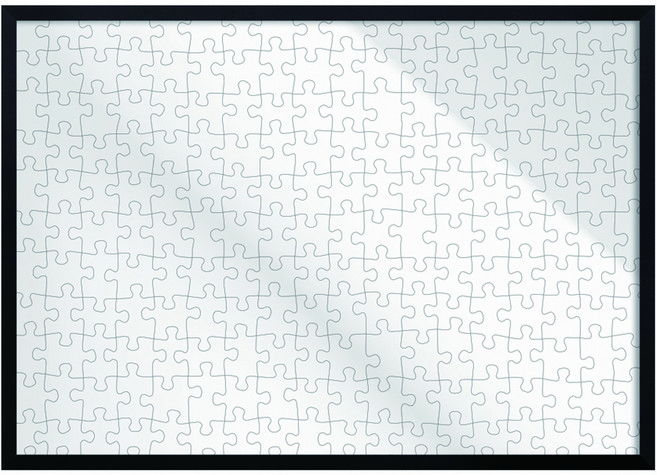 빌라드하우스 프리미엄 알루미늄 500피스 무광 퍼즐 액자, 02 블랙, 1개