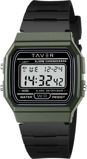 테이버 레트로 전자 손목시계 T25091