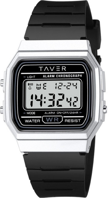 테이버 레트로 전자 손목시계 T25091