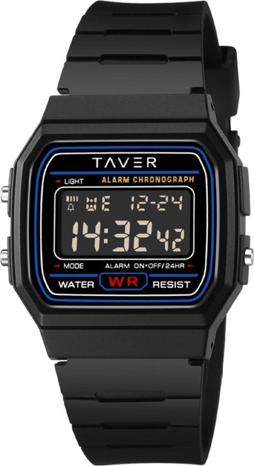 테이버 레트로 전자 손목시계 T25091