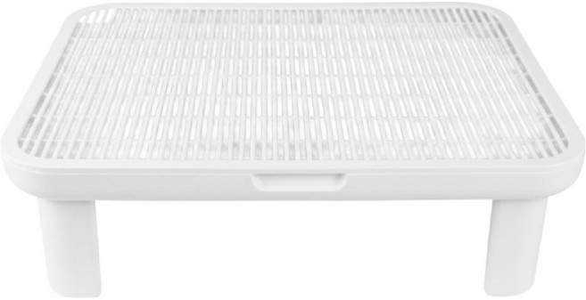 애구애구 고양이 루퍼스텝 모래 발판, 화이트, 1개