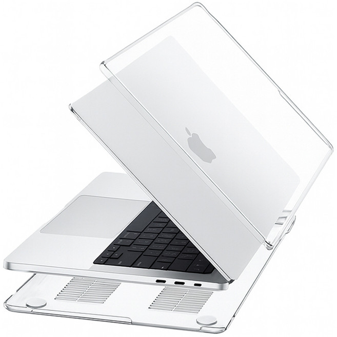 TF7 맥북 호환 클리어 AF 쉘 케이스, 1개, 투명