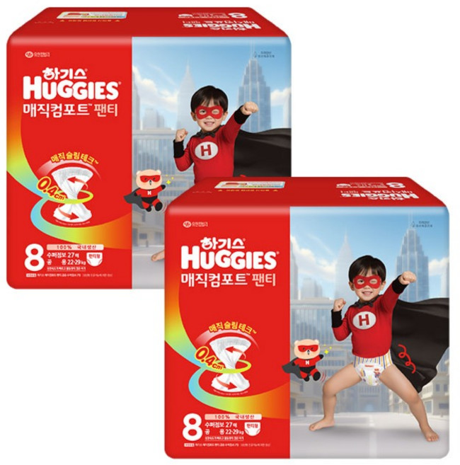 HUGGIES 好奇 2026 Magic Comfort 褲型紙尿褲 男女通用 超級加大, 54張, 加大號以上(3XL)