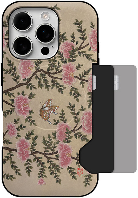 피피 민화 맥세이프 카드 범퍼 휴대폰 케이스