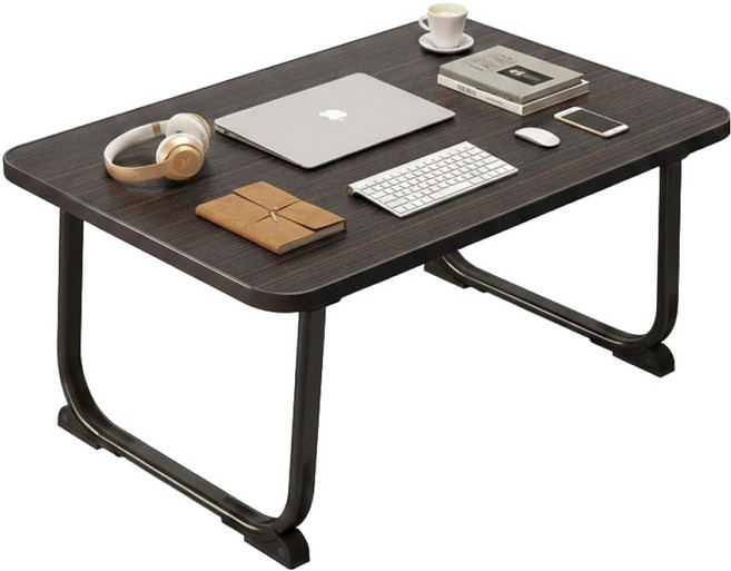 봄미르 다용도 접이식 침대 테이블, 블랙