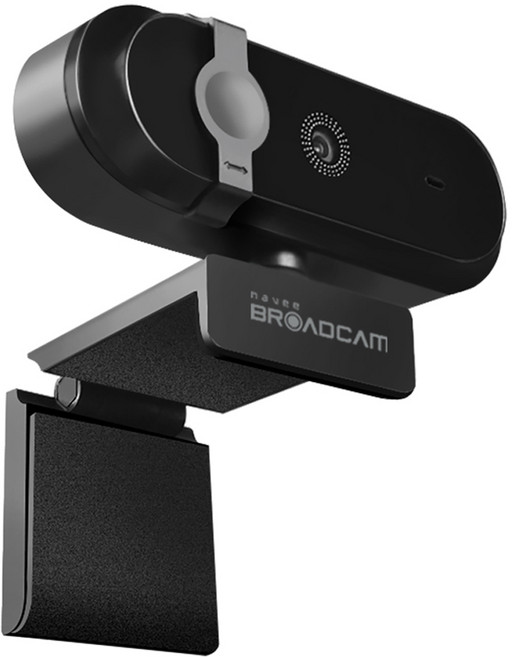 나비 브로드캠 FHD 200만 화소 웹캠, 블랙, NV98-HD110S-V2
