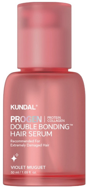 KUNDAL 昆黛爾 Progen 雙重鍵合極度受損修護護髮精華 紫羅蘭, 1個, 50ml
