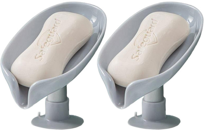 쉐리엘 비누 받침대, 그레이, 2개