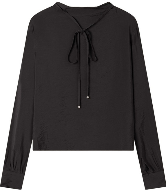 Roem 女款圓領綁帶襯衫