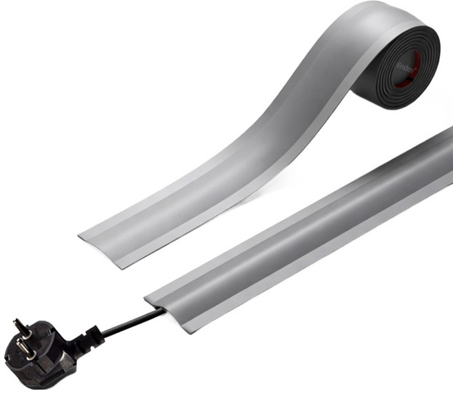 엔더 잘붙는 전선정리 고정 몰딩, 그레이, 1개