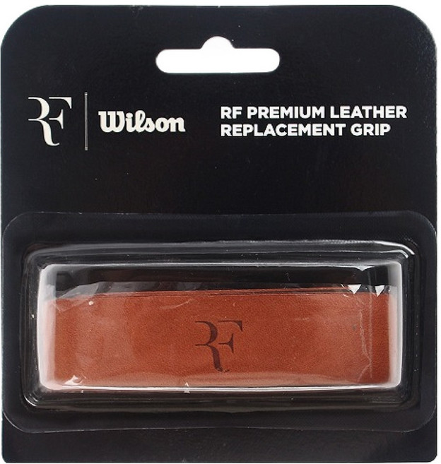 Wilson RF 高級皮革握把布 WR8444301001, 1個, 棕色