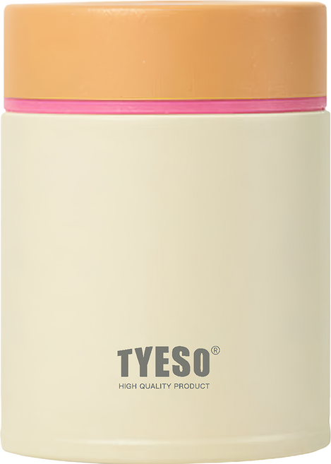 TYESO 泰碩 316不鏽鋼輕盈悶燒杯, 暖霧橙, 200ml, 1個