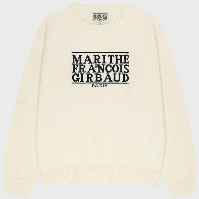 MaritheFrancoisGirbaud 兒童經典Logo套頭針織衫