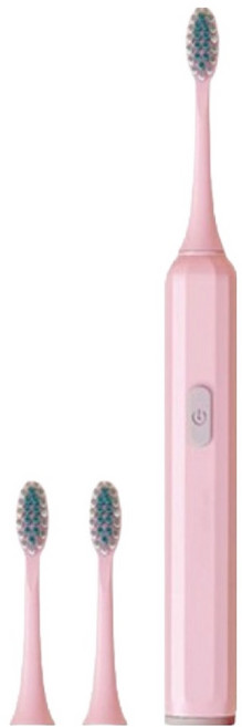 플러스이홈 전동칫솔 세트, 핑크, 1세트, E814