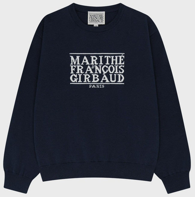 MaritheFrancoisGirbaud 兒童經典Logo套頭針織衫