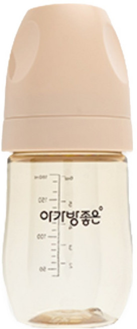 아가방 좋은 PPSU 젖병 58S0620, 코랄핑크, 1개, 180ml