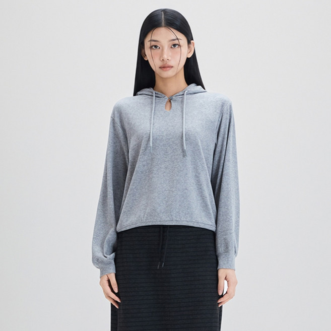 MIXXO 女款針織感連帽T恤