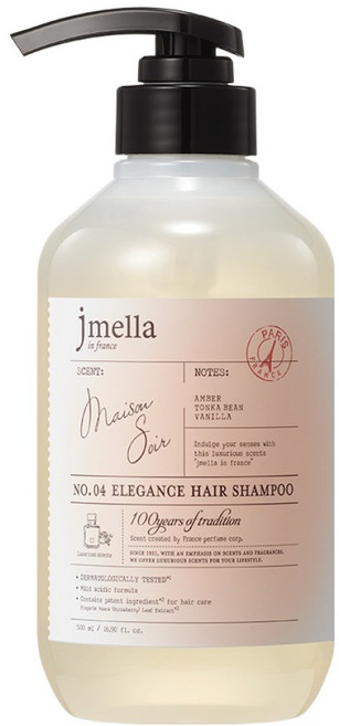 제이멜라 인 프랑스 엘레강스 메종 수아 헤어 샴푸, 1개, 500ml
