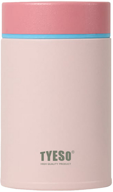 TYESO 泰碩 316不鏽鋼輕盈悶燒杯, 蜜桃粉, 260ml, 1個