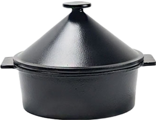 무쎄 인덕션 고깔팟 가마냄비, 20cm, 블랙, 1개