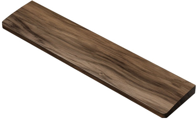 COX 나무 팜레스트 손목 받침대 XOS87, 호두나무, 1개