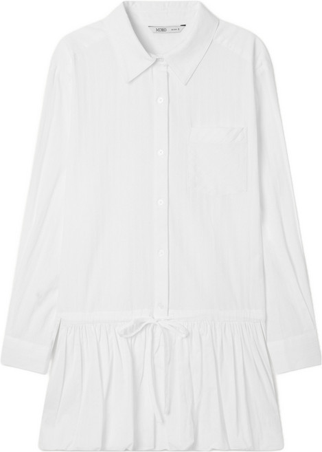 미쏘 여성용 벌룬 셔츠 카라 원피스