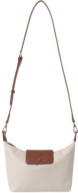 SHOOPEN 女款高密度尼龍翻蓋斜揹包 HPABCGAT01, 64 奶油色