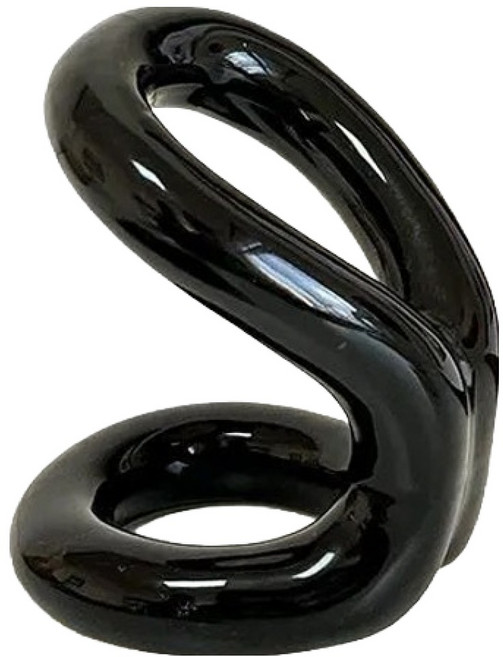 블럭마트 모던 감성 세라믹 칫솔 치약 다용도 정리꽂이, 블랙, 1개