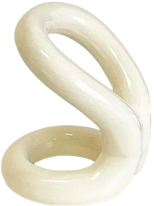 블럭마트 모던 감성 세라믹 칫솔 치약 다용도 정리꽂이, 크림, 1개