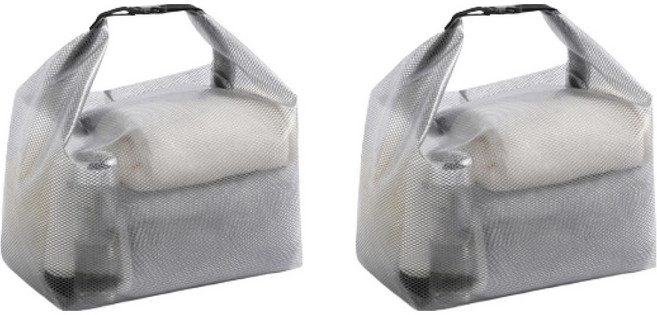 Block Mart 浴室防水袋 2入, 灰色