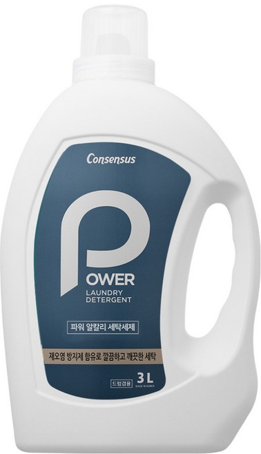 The Consensus 強力鹼性洗衣精 正裝, 3L, 1個
