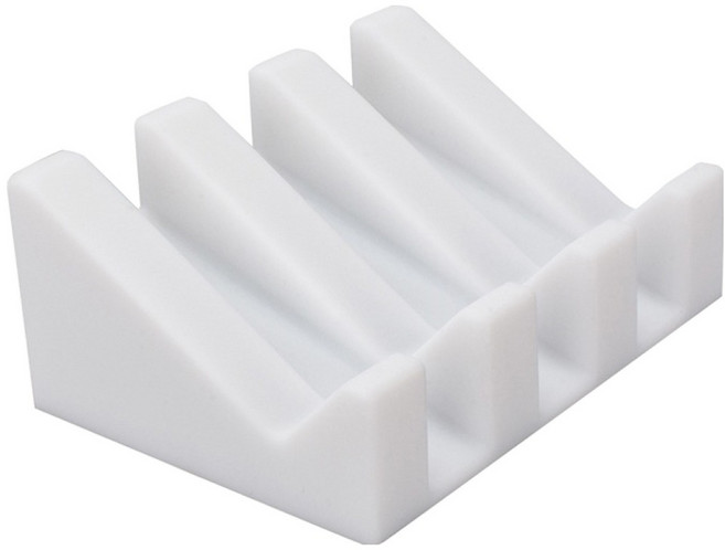 쉐리엘 욕실 다용도 깔끔 물빠짐 실리콘 비누 거치대 대, 화이트, 1개