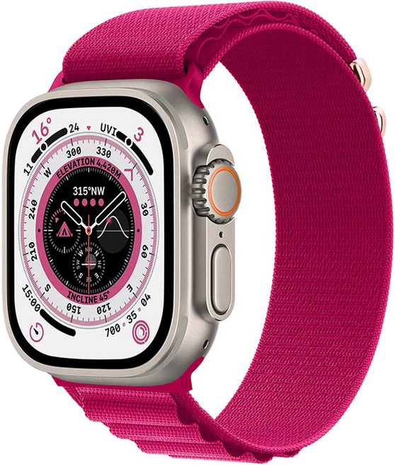 젤리타이거 애플워치 컬러핏 알파인루프 밴드 스트랩 38 / 40 / 41 / 42mm, 핫핑크, 1개