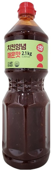 식자재왕 치킨양념소스 매운맛, 1개, 2.1kg