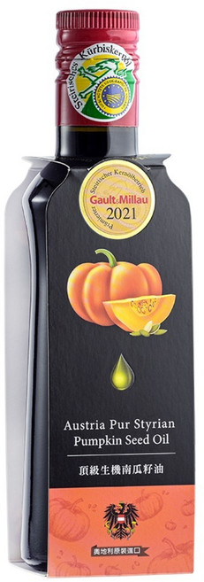 Borganic 博能生機 生機南瓜籽油, 1個, 250ml