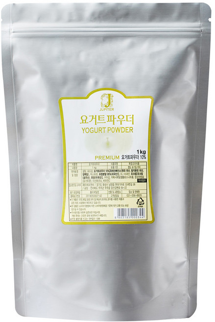 Jupiter 優質優格粉, 1kg, 1個, 1入