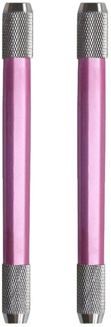 미소로운 양방향 연필깍지, 핑크, 2개