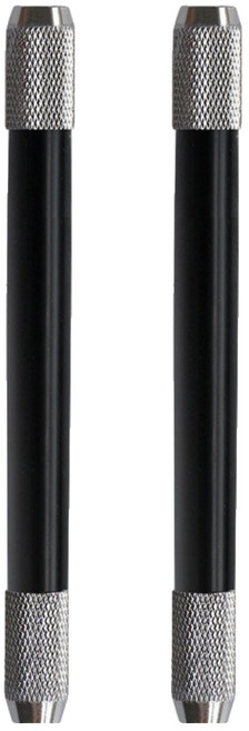 미소로운 양방향 연필깍지, 블랙, 2개