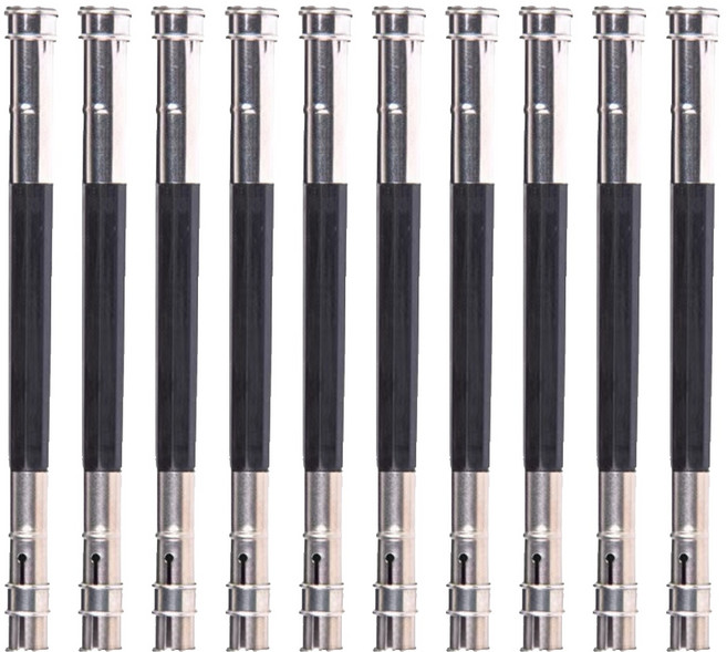 미소로운 연필깍지, 양방향 블랙, 10개