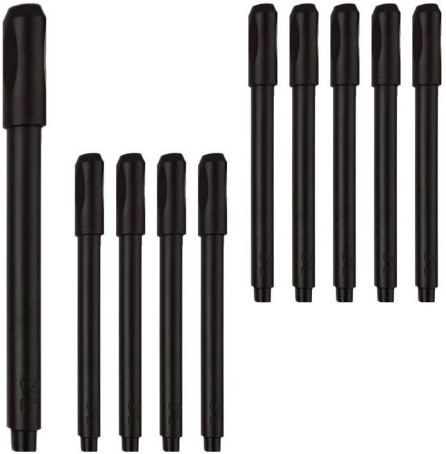 미소로운 연필깍지, 마카롱블랙, 10개