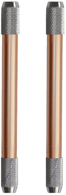 미소로운 양방향 연필깍지, 로즈골드, 2개